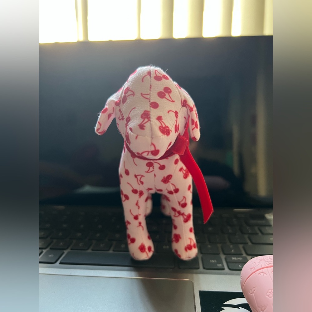 PINK Victoria's Secret Cherry Print Dog - Picture 3 of 5